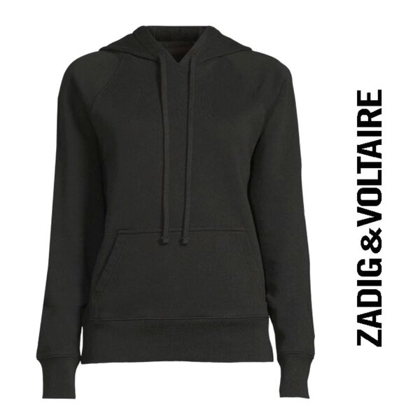 Zadig & Voltaire Black Pullover Sweatshirt  Hoodie - Picture 1 of 9